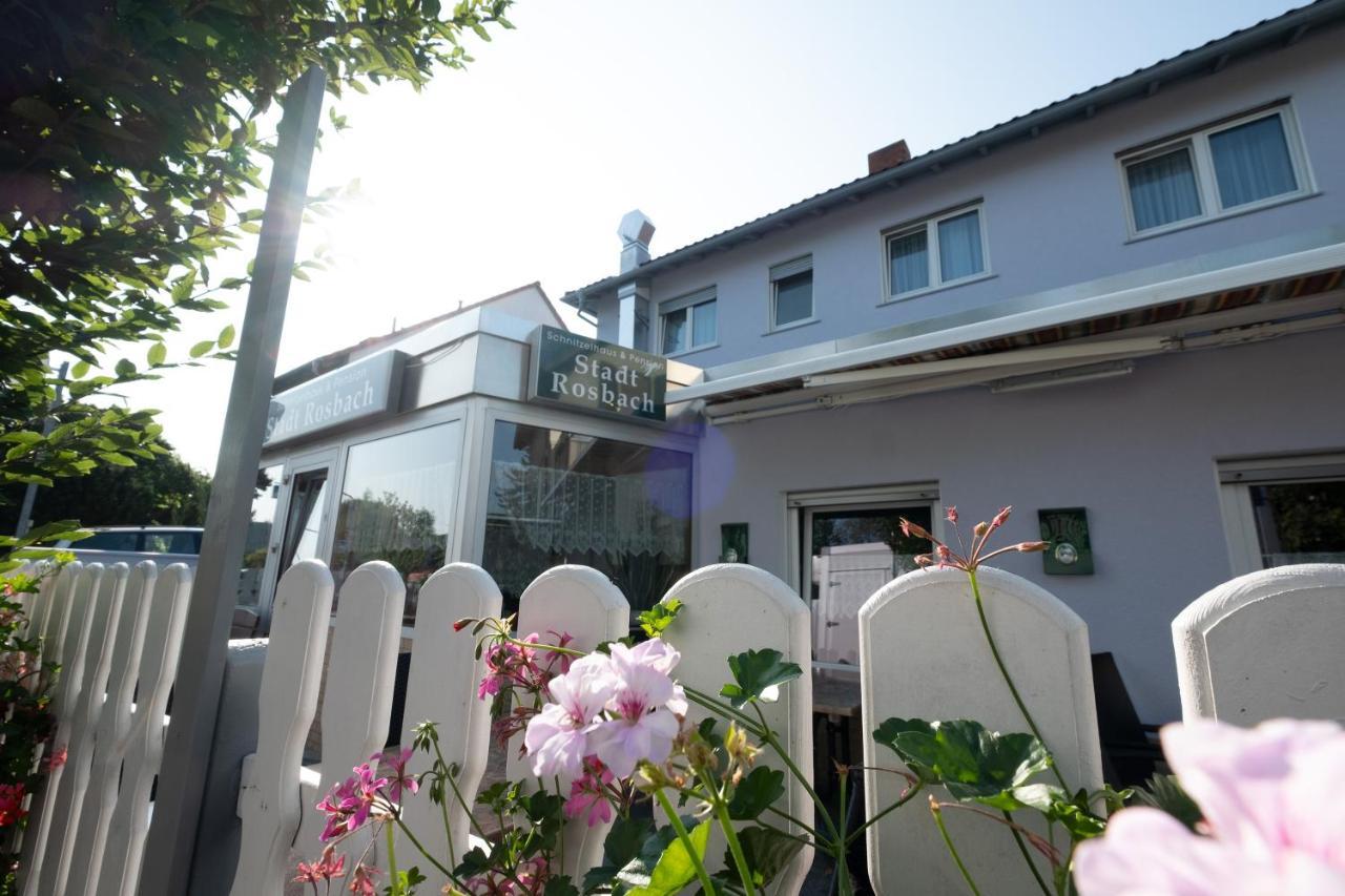 Schnitzelhaus und Pension Stadt Rosbach Rosbach vor der Höhe Exterior foto