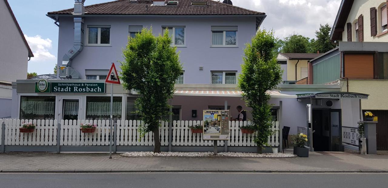 Schnitzelhaus und Pension Stadt Rosbach Rosbach vor der Höhe Exterior foto